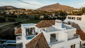 Stunning Golf View Property in Marbella. A Modern Penthouse Oasis in Nueva Andalucia!