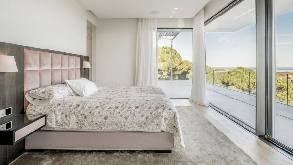 Bedroom with stunning views available to buy on the real estate market in Marbella